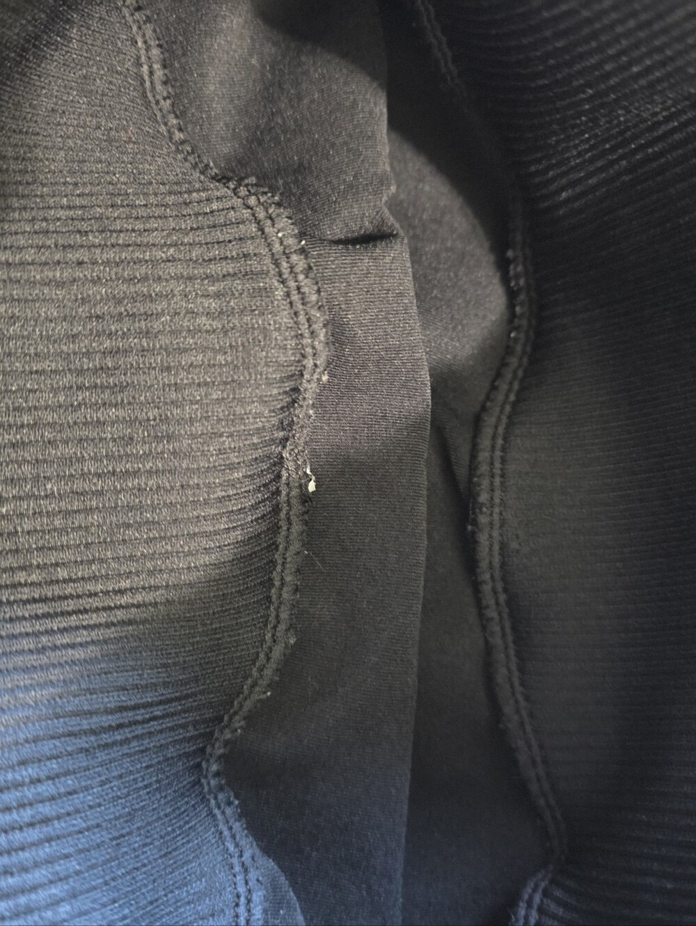 JoyLab Black High-Rise Short with Ribbed Waistband - Picture 8 of 8